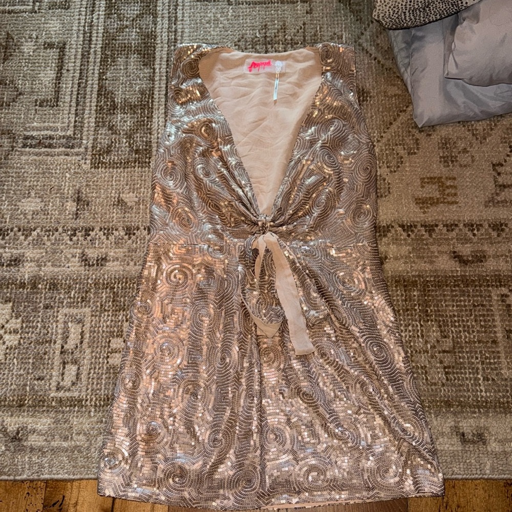 Free people mini sequin dress